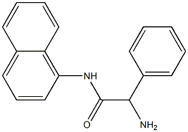 2-amino-N-1-naphthyl-2-phenylacetamide Structure