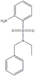 2-amino-N-benzyl-N-ethylbenzene-1-sulfonamide Structure