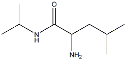 2-amino-N-isopropyl-4-methylpentanamide Structure