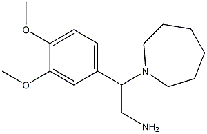 2-azepan-1-yl-2-(3,4-dimethoxyphenyl)ethanamine Structure