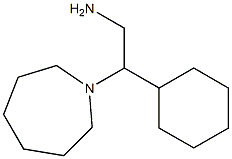 2-azepan-1-yl-2-cyclohexylethanamine 化学構造式