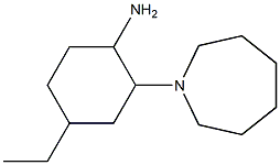 2-azepan-1-yl-4-ethylcyclohexanamine,,结构式