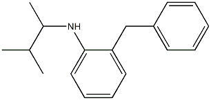 2-benzyl-N-(3-methylbutan-2-yl)aniline Struktur