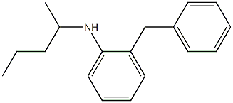 2-benzyl-N-(pentan-2-yl)aniline Structure