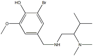 2-bromo-4-({[2-(dimethylamino)-3-methylbutyl]amino}methyl)-6-methoxyphenol