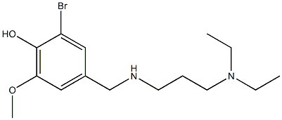  2-bromo-4-({[3-(diethylamino)propyl]amino}methyl)-6-methoxyphenol