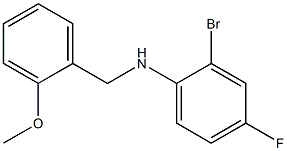 2-bromo-4-fluoro-N-[(2-methoxyphenyl)methyl]aniline
