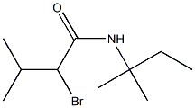 2-bromo-N-(1,1-dimethylpropyl)-3-methylbutanamide Structure