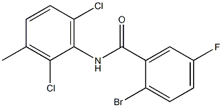 2-bromo-N-(2,6-dichloro-3-methylphenyl)-5-fluorobenzamide