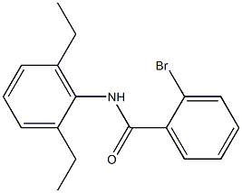 2-bromo-N-(2,6-diethylphenyl)benzamide,,结构式