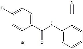 2-bromo-N-(2-cyanophenyl)-4-fluorobenzamide