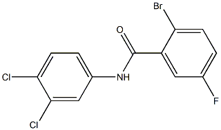  2-bromo-N-(3,4-dichlorophenyl)-5-fluorobenzamide