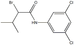 2-bromo-N-(3,5-dichlorophenyl)-3-methylbutanamide Struktur