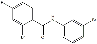 2-bromo-N-(3-bromophenyl)-4-fluorobenzamide