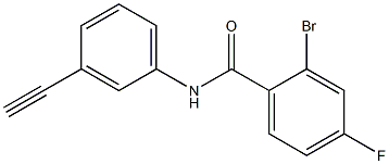 2-bromo-N-(3-ethynylphenyl)-4-fluorobenzamide