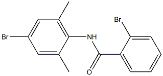 2-bromo-N-(4-bromo-2,6-dimethylphenyl)benzamide Struktur