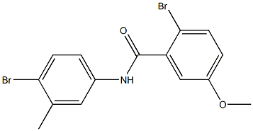 2-bromo-N-(4-bromo-3-methylphenyl)-5-methoxybenzamide