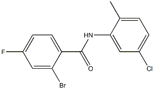 2-bromo-N-(5-chloro-2-methylphenyl)-4-fluorobenzamide|