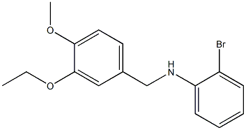 2-bromo-N-[(3-ethoxy-4-methoxyphenyl)methyl]aniline|