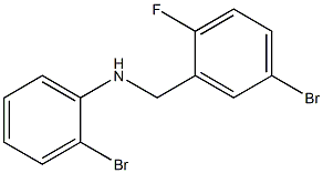 2-bromo-N-[(5-bromo-2-fluorophenyl)methyl]aniline