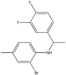 2-bromo-N-[1-(3,4-difluorophenyl)ethyl]-4-methylaniline