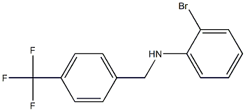 2-bromo-N-{[4-(trifluoromethyl)phenyl]methyl}aniline