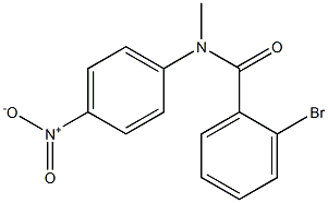 2-bromo-N-methyl-N-(4-nitrophenyl)benzamide,,结构式