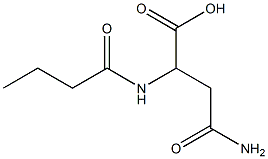 2-butanamido-3-carbamoylpropanoic acid