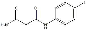 2-carbamothioyl-N-(4-iodophenyl)acetamide,,结构式