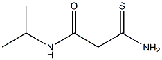 2-carbamothioyl-N-(propan-2-yl)acetamide Struktur