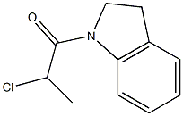 2-chloro-1-(2,3-dihydro-1H-indol-1-yl)propan-1-one,,结构式