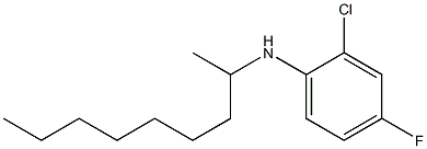 2-chloro-4-fluoro-N-(nonan-2-yl)aniline Structure