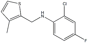 2-chloro-4-fluoro-N-[(3-methylthiophen-2-yl)methyl]aniline|