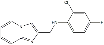 2-chloro-4-fluoro-N-{imidazo[1,2-a]pyridin-2-ylmethyl}aniline