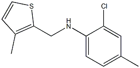  2-chloro-4-methyl-N-[(3-methylthiophen-2-yl)methyl]aniline