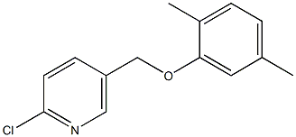 2-chloro-5-(2,5-dimethylphenoxymethyl)pyridine Structure