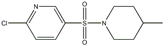 2-chloro-5-[(4-methylpiperidine-1-)sulfonyl]pyridine