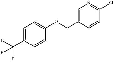 2-chloro-5-[4-(trifluoromethyl)phenoxymethyl]pyridine,1039969-30-6,结构式