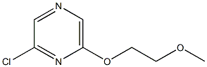 2-chloro-6-(2-methoxyethoxy)pyrazine,,结构式