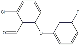  2-chloro-6-(3-fluorophenoxy)benzaldehyde