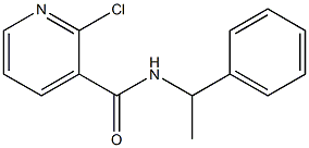 2-chloro-N-(1-phenylethyl)pyridine-3-carboxamide Structure