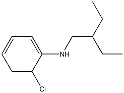 2-chloro-N-(2-ethylbutyl)aniline,,结构式