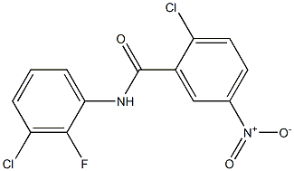 2-chloro-N-(3-chloro-2-fluorophenyl)-5-nitrobenzamide