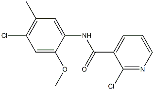 2-chloro-N-(4-chloro-2-methoxy-5-methylphenyl)pyridine-3-carboxamide