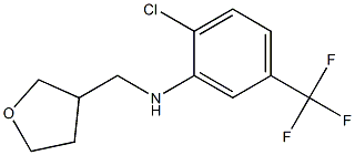  2-chloro-N-(oxolan-3-ylmethyl)-5-(trifluoromethyl)aniline