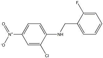 2-chloro-N-[(2-fluorophenyl)methyl]-4-nitroaniline