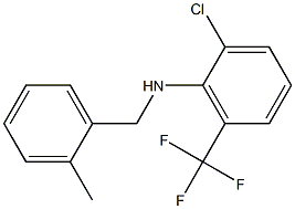 2-chloro-N-[(2-methylphenyl)methyl]-6-(trifluoromethyl)aniline