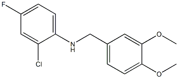 2-chloro-N-[(3,4-dimethoxyphenyl)methyl]-4-fluoroaniline|