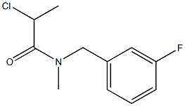 2-chloro-N-[(3-fluorophenyl)methyl]-N-methylpropanamide|