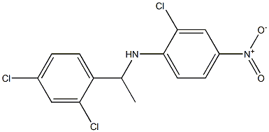 2-chloro-N-[1-(2,4-dichlorophenyl)ethyl]-4-nitroaniline